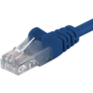 Cablu de retea UTP cat 5e 1.5m Albastru, SPUTP015B
