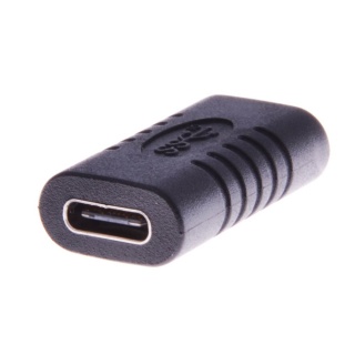 Adaptor USB 3.1 tip C M-M negru, Goobay 45401