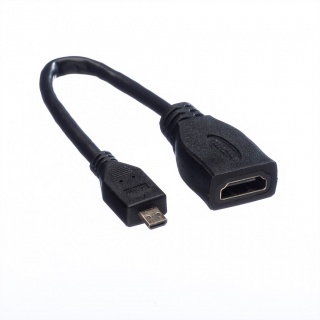 Adaptor HDMI la micro HDMI-D M-T v1.4 15cm, Value 11.99.5584