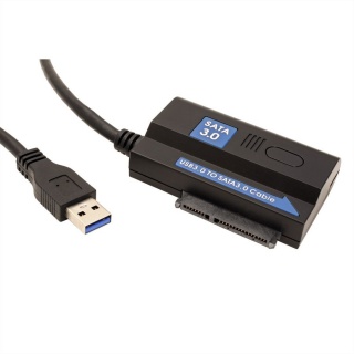 Adaptor USB 3.0 la SATA III 1.2m pentru HDD/SSD 2.5"+3.5", Value 12.99.1049