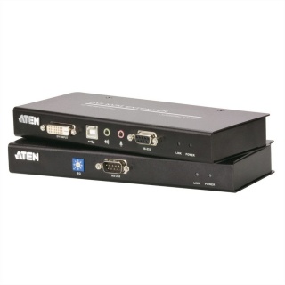 Extender KVM DVI USB Cat 5 maxim 60m, Aten CE600