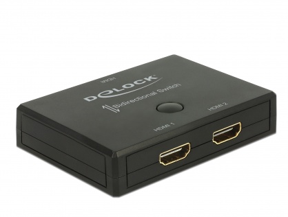 Switch HDMI 2 porturi bidirectional 4K 60 Hz, Delock 18749