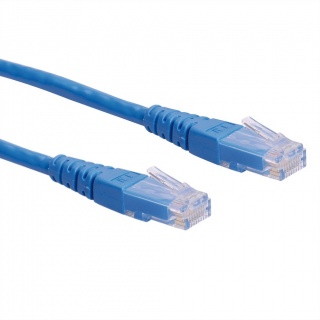 Cablu retea UTP Cat.6 0.3m Albastru, Roline 21.15.1514