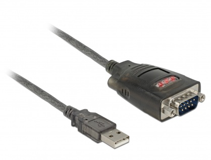 Cablu USB la Serial RS232 FTDI 1m, Delock 61364