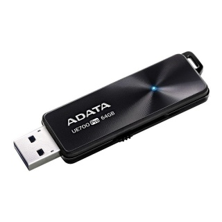 Stick USB 3.1 UE700 Pro 64GB retractabil Negru, ADATA