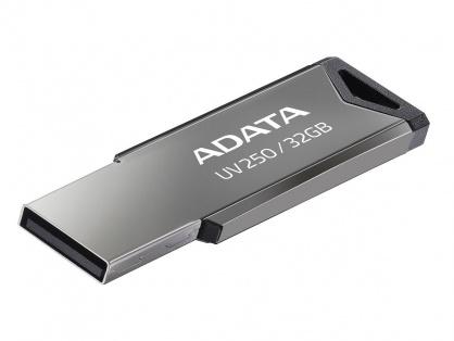Stick USB 2.0 32GB metalic Silver, ADATA AUV250-32G-RBK