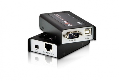 Mini KVM Extender USB VGA Cat 5 100m, Aten CE100