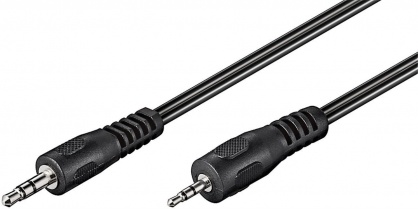 Cablu jack stereo 3.5mm la jack 2.5mm T-T 2m, KJACK2MM2