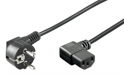 Cablu de alimentare PC C13 230V unghi 90 grade 3m, KPSP3-90