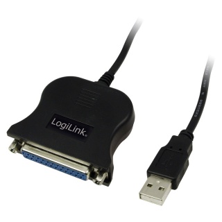 Cablu convertor USB la Paralel DB25, Logilink UA0054A