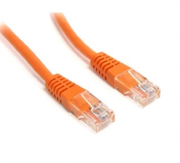 Cablu de retea RJ45 MYCON UTP Cat.6 0.3m Portocaliu, CON0947