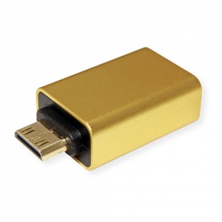 Adaptor mini HDMI-C la HDMI-A GOLD 4K@60Hz, Roline 12.03.3154
