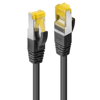 Cablu de retea S/FTP cat 7 LSOH cu mufe RJ45 Negru 5m, Lindy L47311