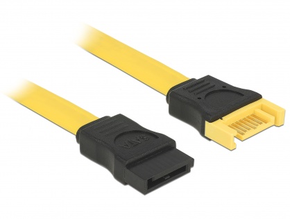 Cablu prelungitor SATA III 6 Gb/s T-M 50cm, Delock 82854
