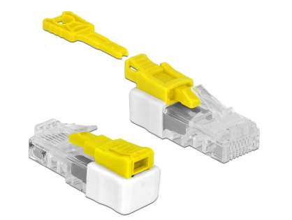 Sistem de blocare pentru cablurile de retea set 5 bucati, Delock 85334