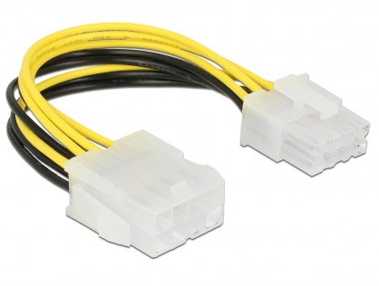 Cablu prelungitor de alimentare 8 pini EPS T-M 0.15m, Delock 85451