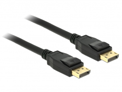 Cablu Displayport 1.2 T-T 4K 60Hz 0.5m Negru, Delock 85506