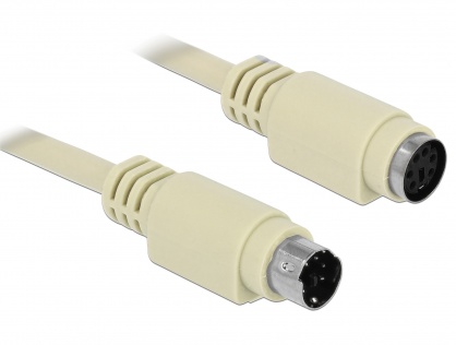 Cablu prelungitor PS/2 T-M 1.8m, Delock 85805