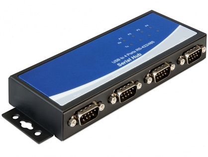 Adaptor USB la 4 x serial RS-422/485, Delock 87587