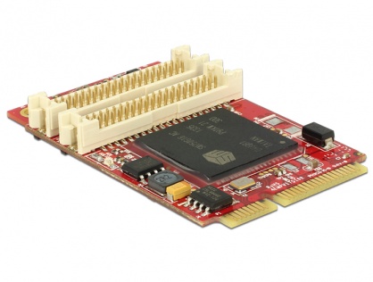 Mini PCIe I/O PCIe full size adaptor grafic pentru VGA / DVI / HDMI, Delock 95256