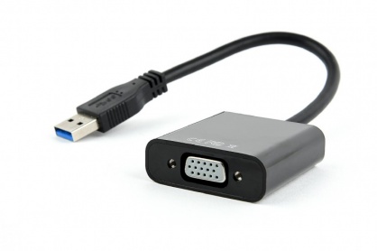 Adaptor USB 3.0 la VGA T-M 0.15m, Gembird AB-U3M-VGAF-01