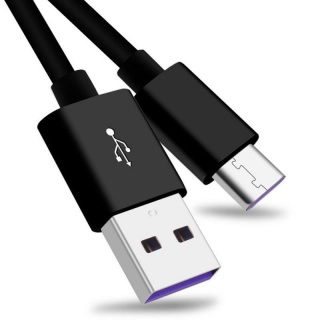 Cablu USB 2.0-C la USB-A T-T 1m 5A Negru, KU31CP1BK