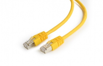 Cablu de retea RJ45 FTP cat6 0.25m Galben, Gembird PP6-0.25M/Y