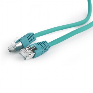 Cablu de retea RJ45 SFTP cat 6A LSOH 0.5m Verde, Gembird PP6A-LSZHCU-G-0.5M