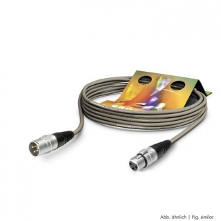 Cablu prelungitor XLR 3 pini T-M 3m Gri, SGHN-0300-GR