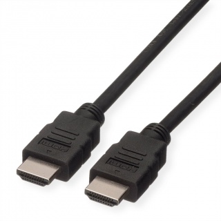 Cablu HDMI cu Ethernet v1.4 T-T 15m Negru LSOH, Roline 11.04.5745