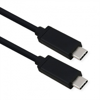 Cablu USB 4-C Gen 3 PD (Power Delivery) 20V5A Emark T-T 0.5m Negru, Roline 11.02.9080