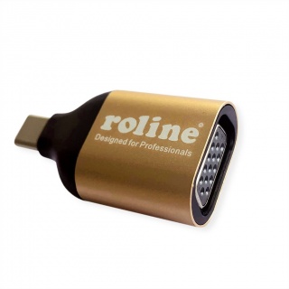 Adaptor GOLD USB-C la VGA T-M, Roline 12.03.3233