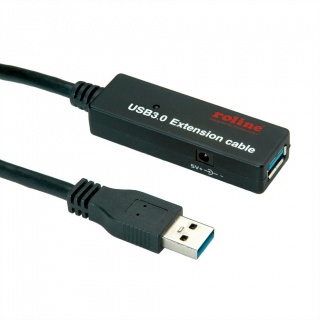 Cablu prelungitor activ USB 3.2 Gen1 T-M 15m, Roline 12.04.1071