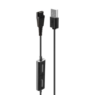 Adaptor USB pentru casti Plantronics Quick Disconnect, Lindy L42751