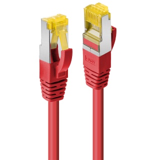 Cablu de retea S/FTP cat 7 LSOH Rosu 10m, Lindy L47298