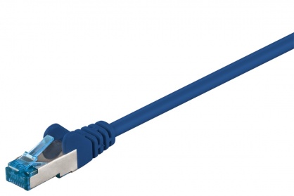 Cablu de retea S/FTP (PiMF) CAT 6A LSOH 30m Albastru, Goobay G94911