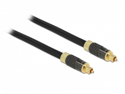 Cablu audio optic Toslink SPDIF Standard 1m, Delock 86592