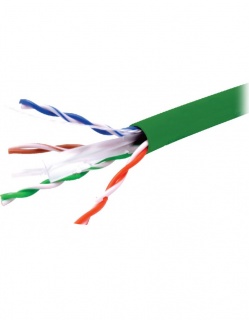 Rola cablu de retea RJ45 305m UTP cat.6 CU Verde, A0057585