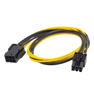 Cablu prelungitor PCI Express 6 pini T-M 0.4m, AK-CA-46