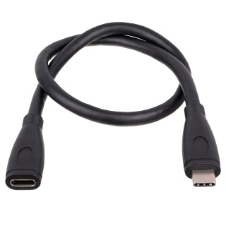 Cablu prelungitor USB 3.2 Gen 2 type C T-M 0.3m Negru, AK-USB-32