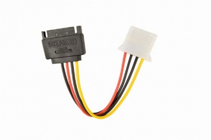 Cablu de alimentare SATA la Molex T-M 0.15m, Gembird CC-SATA-PS-M