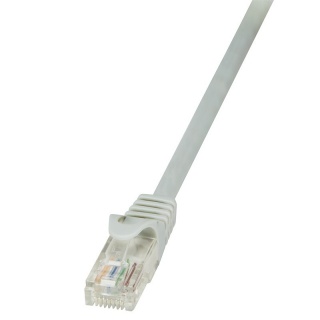 Cablu de retea RJ45 UTP cat 6 0.25m Gri, Logilink CP2012U