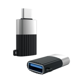 Adaptor USB-A 2.0 la USB type C M-T pentru breloc, XO NB149-F