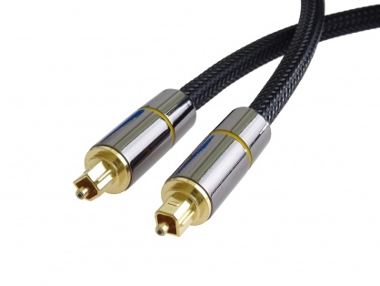 Cablu audio digital Toslink brodat 2m, kjtos7-2