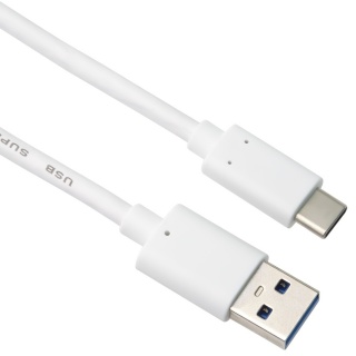 Cablu USB 3.2 Gen 2-C la USB-A 3A T-T 2m Alb, ku31ck2w