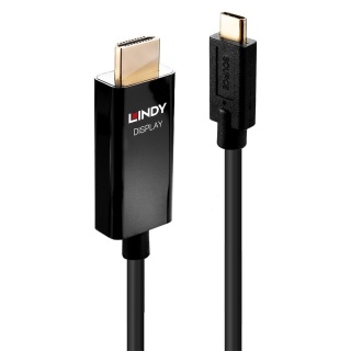 Cablu USB-C la HDMI 4K@60Hz cu HDR T-T 2m, Lindy L43292