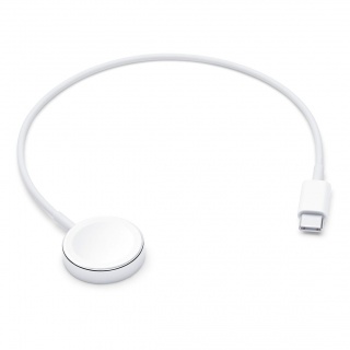 Cablu de incarcare USB-C pentru Apple Watch 0.3m Alb, Apple MX2J2ZM/A
