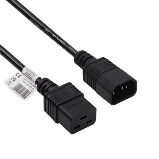 Cablu de alimentare IEC C14 la C19 1.8m, AK-UP-02