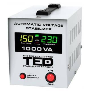 Stabilizator tensiune TED 1000VA-AVR cu LCD, A0112900