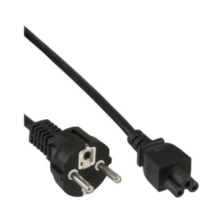 Cablu de alimentare IEC320 la C5 Mickey Mouse 10m Negru, InLine 16656D